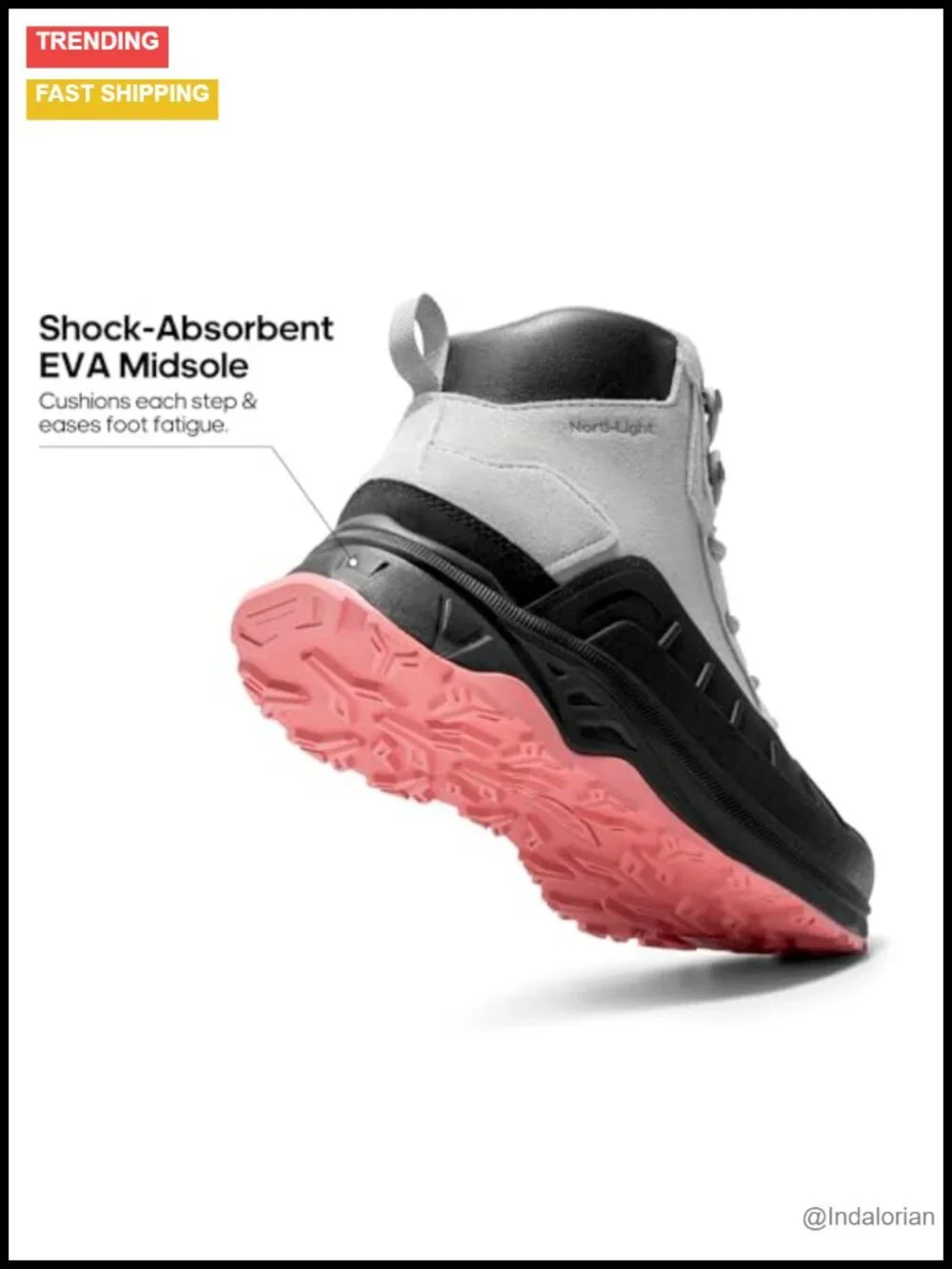 Waterproof Hiking Boots with Suede Upper and Non-Slip Outsole